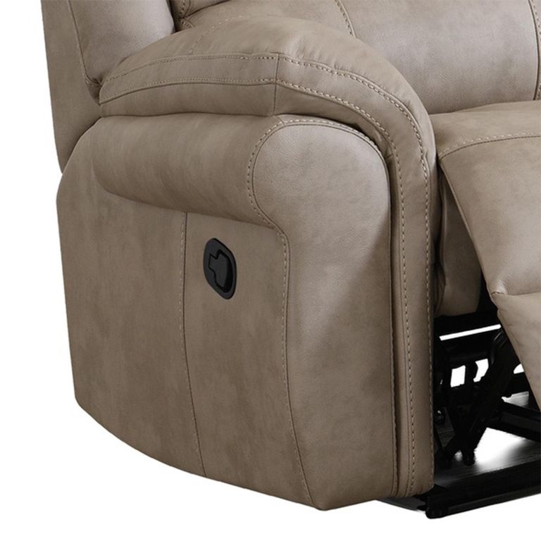 Farnham Ultra Manual Recliner Sofa - 2 Seater - Stone - Fabric