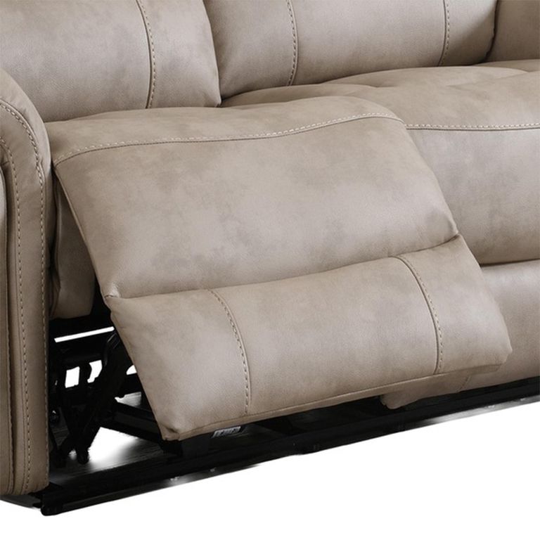 Farnham Ultra Manual Recliner Sofa - 2 Seater - Stone - Fabric