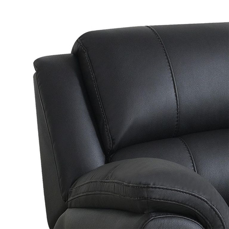 Farnham Ultra Manual Recliner Sofa - 2 Seater - Black - Fabric