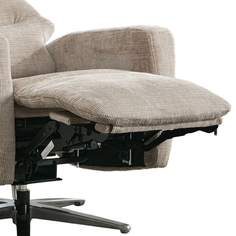 Monique Electric Recliner Armchair - Dual Motor - Fossil - Fabric