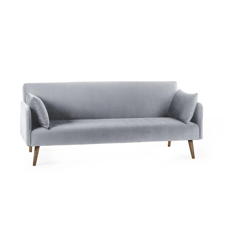 Andi Grey Fabric Sofa Bed - 2 Seater - Click Clack