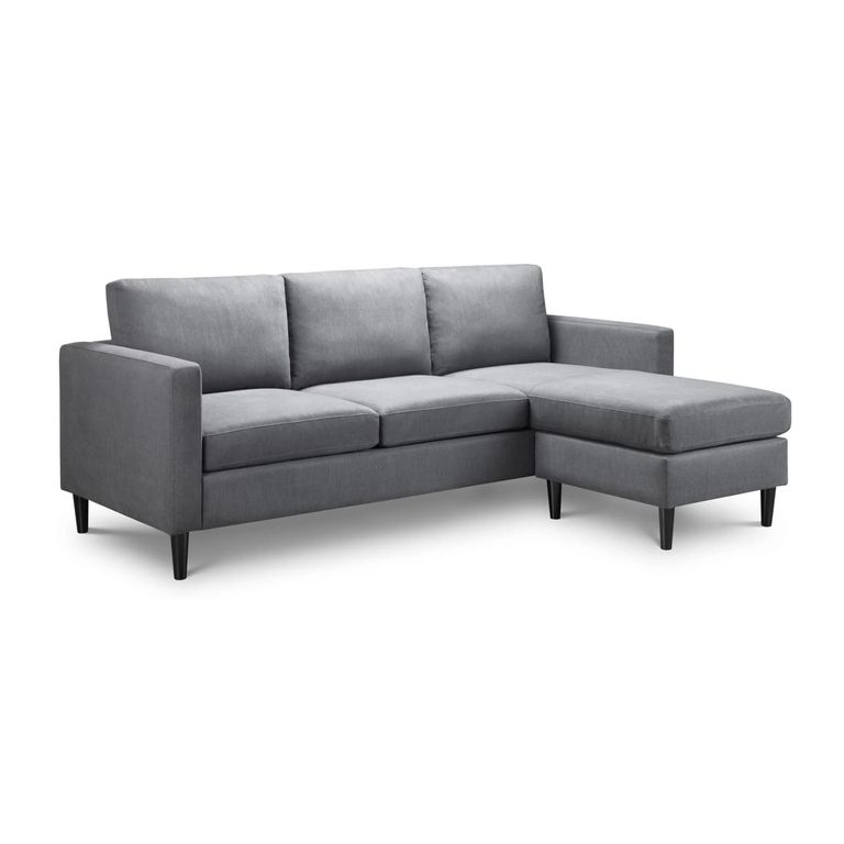 Marant Grey Fabric Corner Sofa