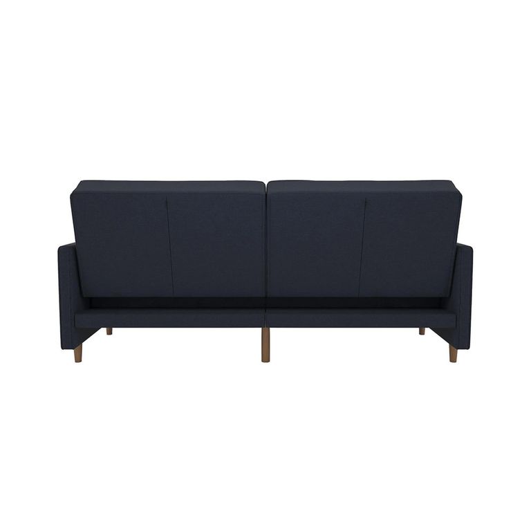 Andora Coil Sofa Bed - 3 Seater - Navy Blue Linen Fabric - 2146629UK