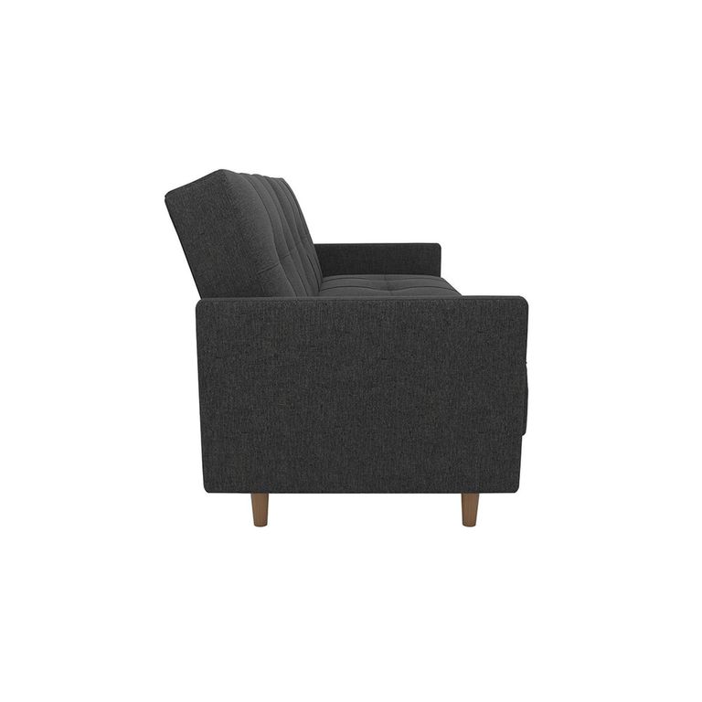 Andora Sprung Sofa Bed - 3 Seater - Grey Linen Fabric - 2146429UK