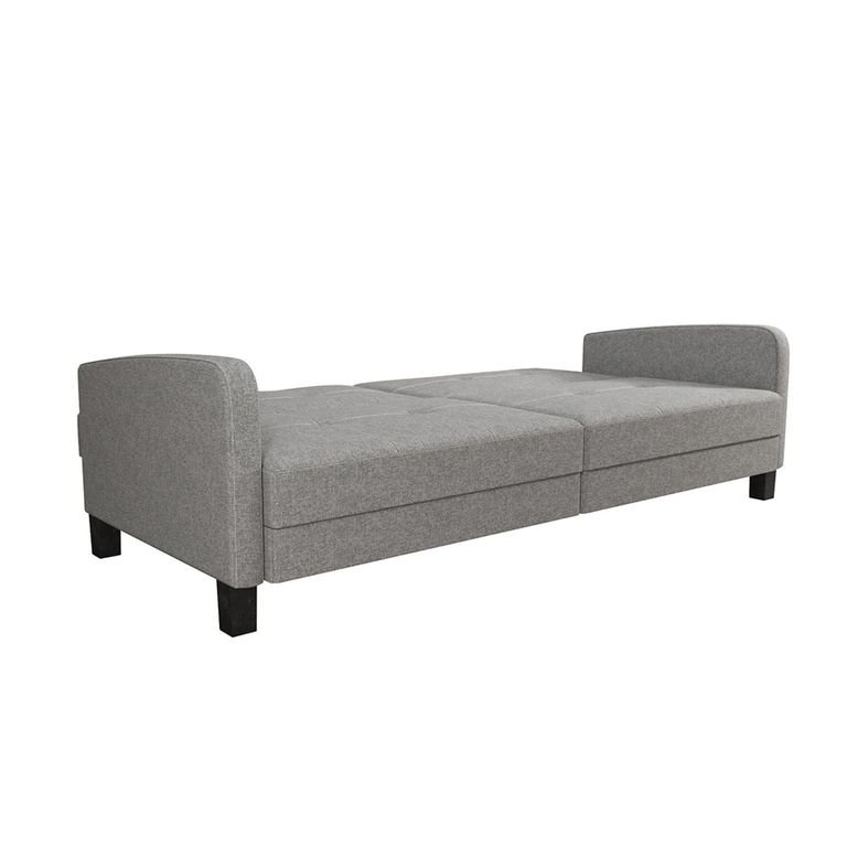 Boston Sofa Bed - 3 Seater - Grey Linen Fabric - 2211429WCUK