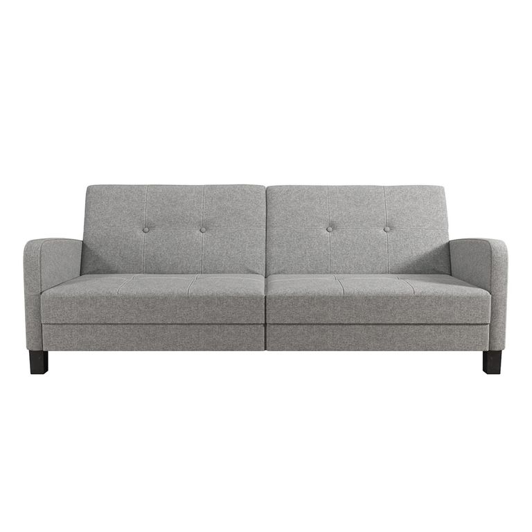 Boston Sofa Bed - 3 Seater - Grey Linen Fabric - 2211429WCUK