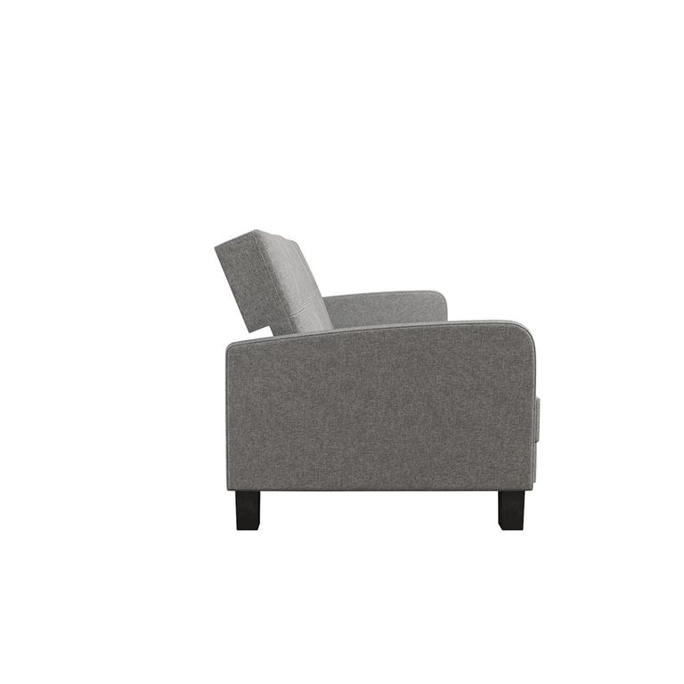 Boston Sofa Bed - 3 Seater - Grey Linen Fabric - 2211429WCUK