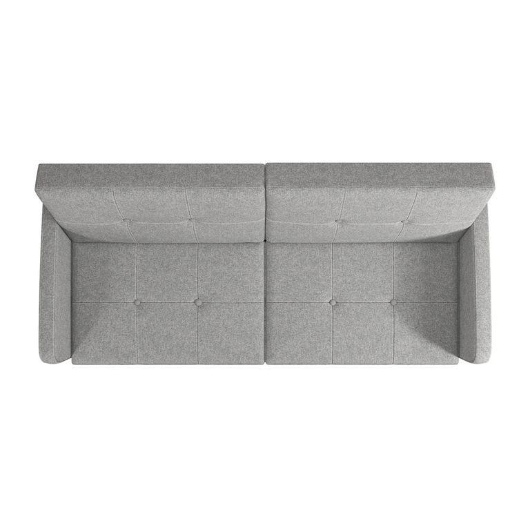 Boston Sofa Bed - 3 Seater - Grey Linen Fabric - 2211429WCUK