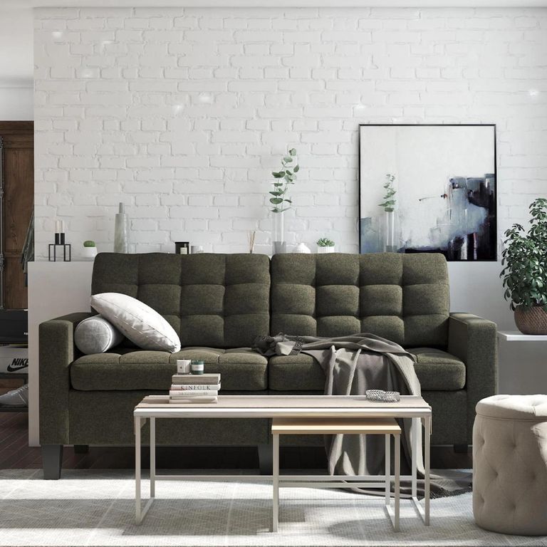 Emily Sofa - 3 Seater - Grey Linen Fabric - DA010-SFUK