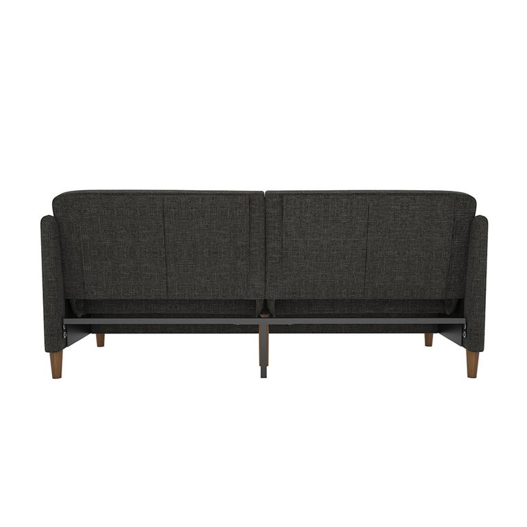 Jasper Sprung Sofa Bed - 3 Seater - Grey Linen Fabric - 2148429UK