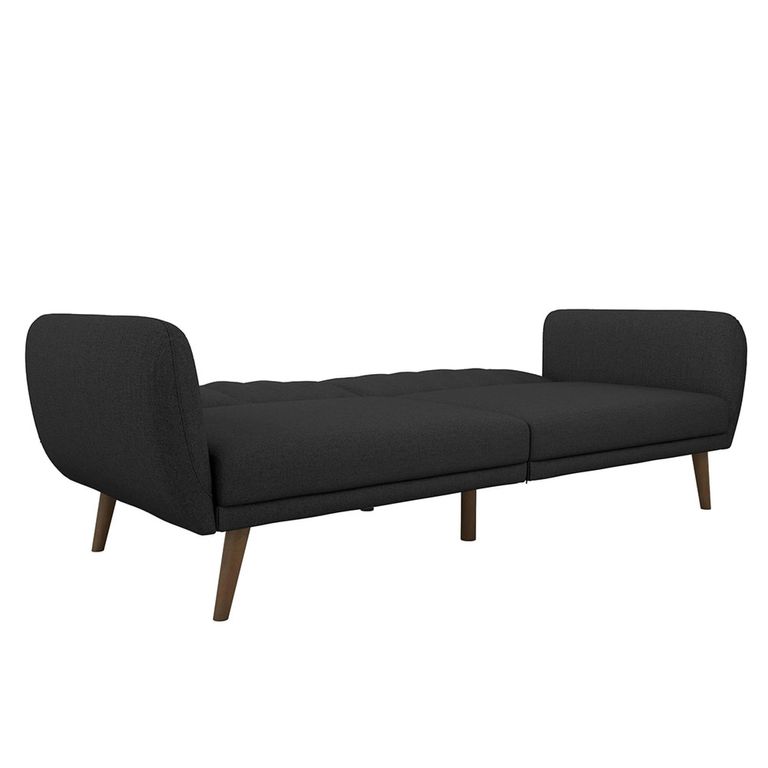Novogratz Brittany Futon Sofa Bed - Dark Grey Linen - 2115029NUK
