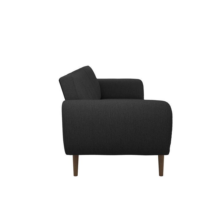 Novogratz Brittany Futon Sofa Bed - Dark Grey Linen - 2115029NUK