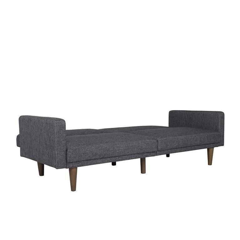 Paxson Sofa Bed - 3 Seater - Dark Grey Linen Fabric - 2110429UK