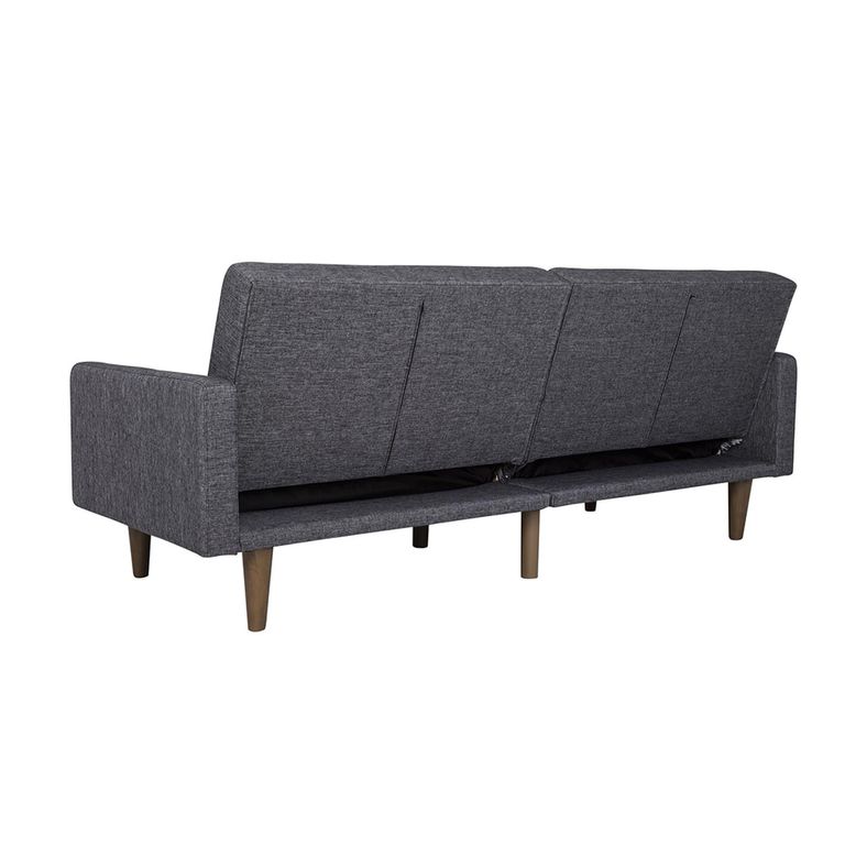 Paxson Sofa Bed - 3 Seater - Dark Grey Linen Fabric - 2110429UK