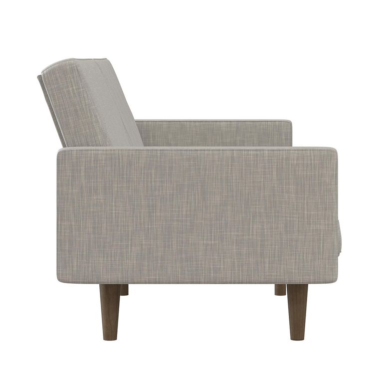Paxson Sofa Bed - 3 Seater - Light Grey Linen Fabric - 2110229UK
