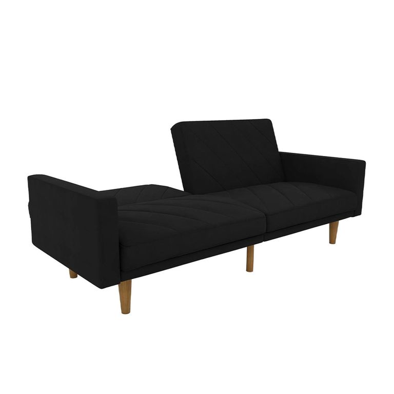 Paxson Sofa Bed - 3 Seater - Black Linen Fabric - 2110029UK