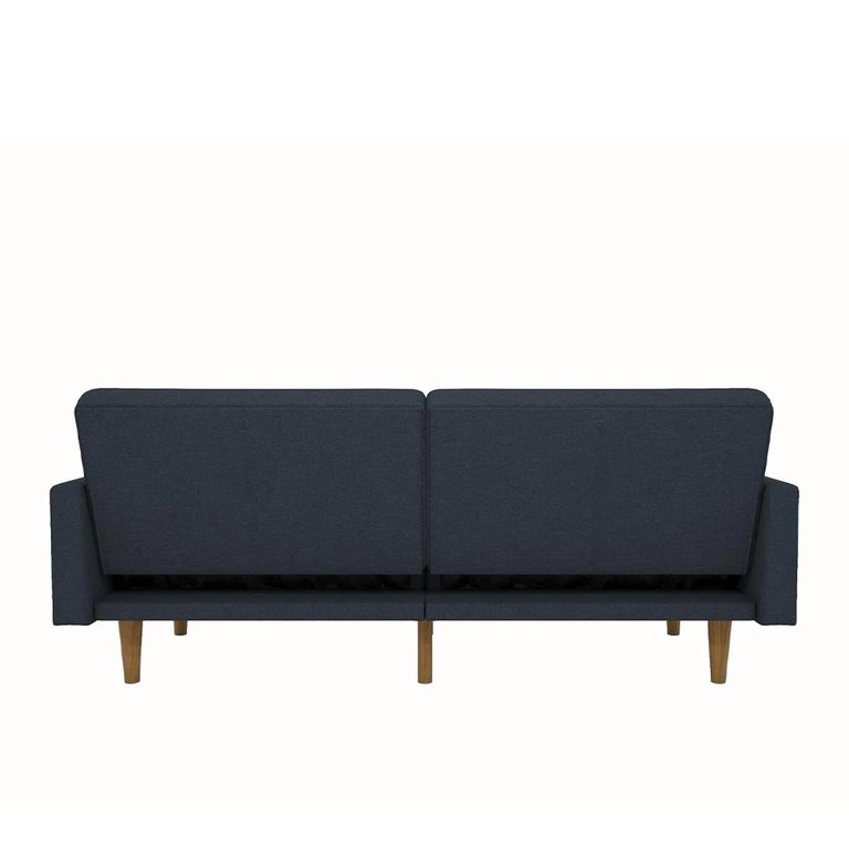 Paxson Sofa Bed - 3 Seater - Navy Blue Linen Fabric - 2110629UK