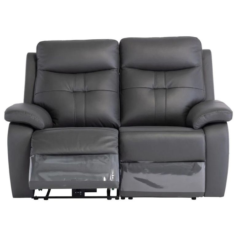 Sophia Sofa - 2 Seater - Electric Recliner - Charcoal Leather