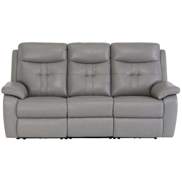 Sophia Sofa - 3 Seater - Electric Recliner - Grey Leather
