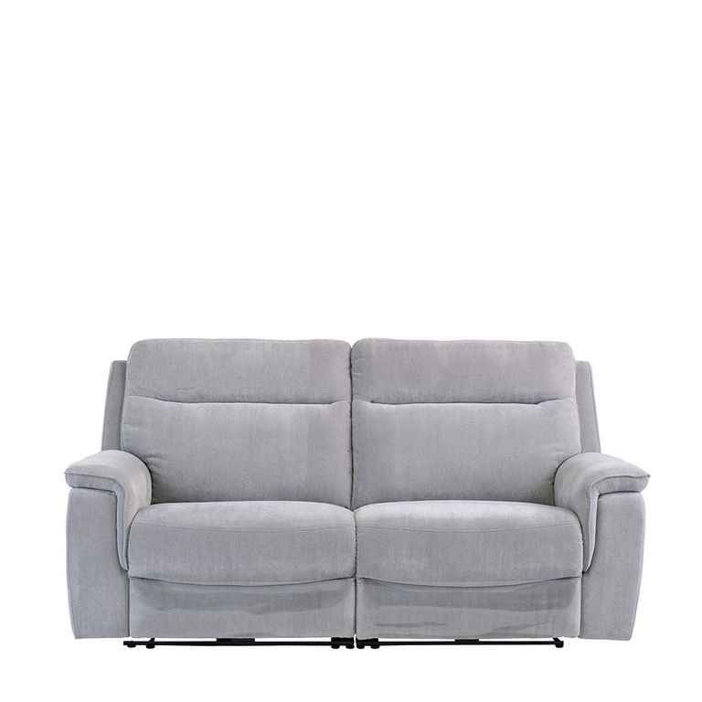 Havana Sofa - 3 Seater - Electric Recliner - Silver Grey Fabric