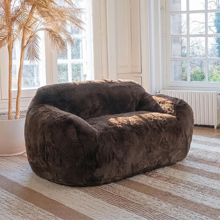 Cutie Sofa - 2 Seater - Large - Brown - Fabric