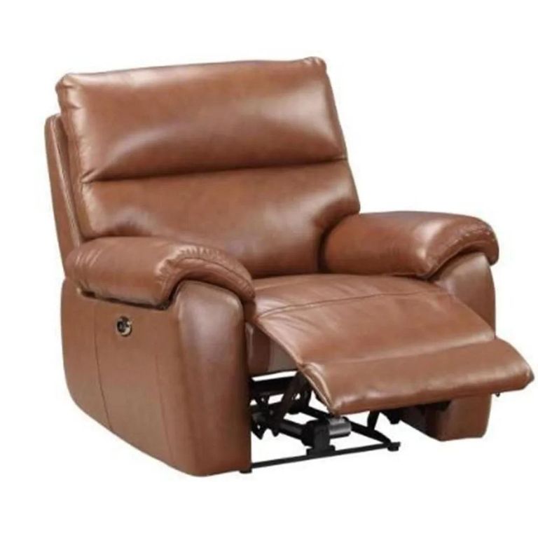 Clearance - Rocco Armchair - Power Recliner - Saddle Leather - FSS17334