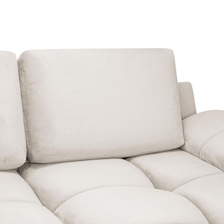 Azzuro Sofa Set - Cream Velvet Fabric - 3+2 Seater
