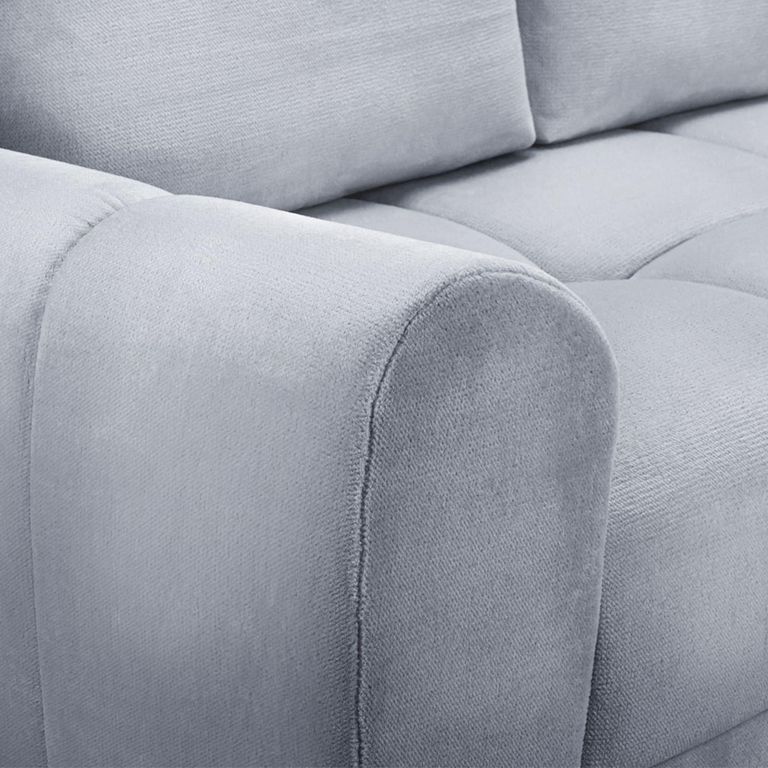 Azzuro Universal Corner Sofa Bed - Grey - Storage