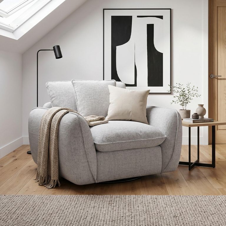 Berlin Armchair - Beige Fabric