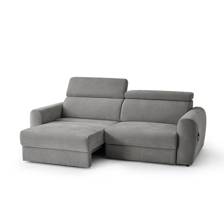 Dakota Sofa Bed - Grey Fabric - 3 Seater - Pull Out