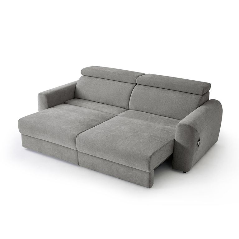 Dakota Sofa Bed - Grey Fabric - 3 Seater - Pull Out