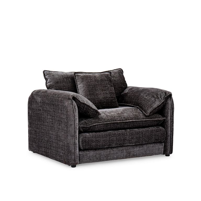 Solaya Armchair - Black Fabric