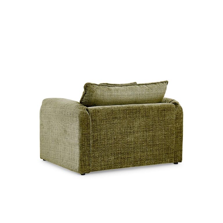Solaya Armchair - Green Fabric