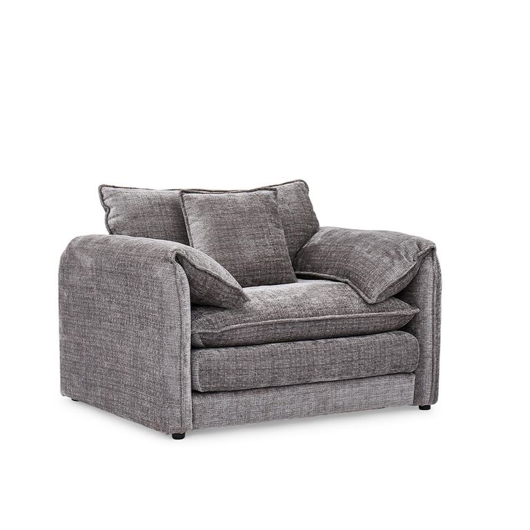 Solaya Armchair - Grey Fabric