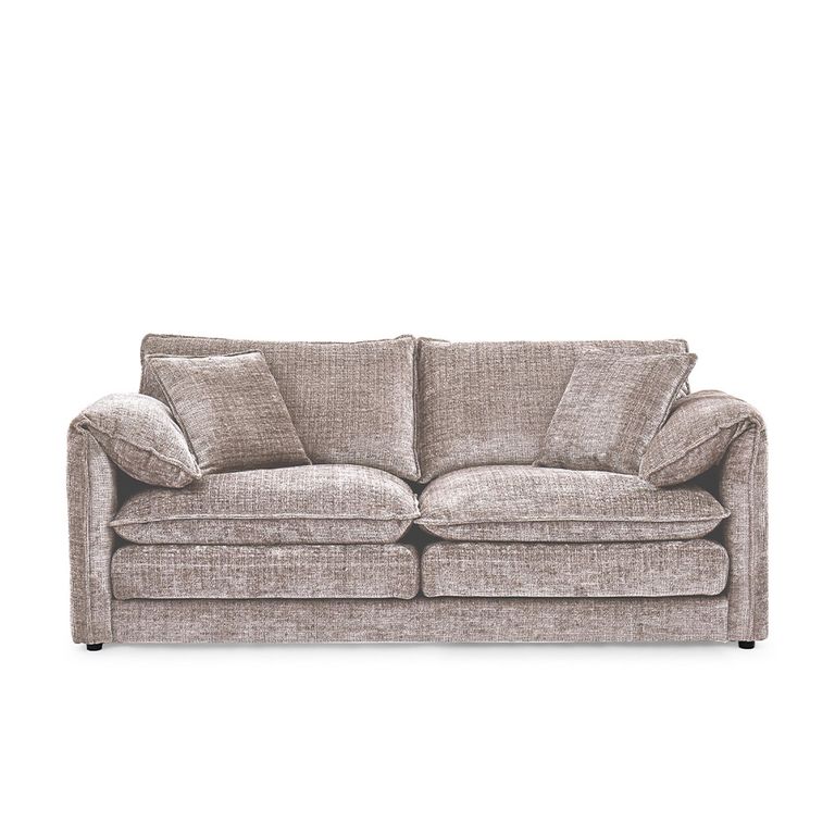Solaya Sofa - Beige Fabric - 3 Seater