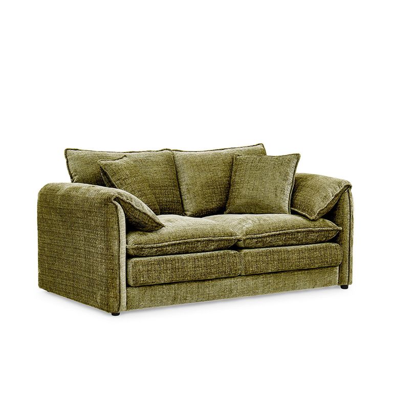 Solaya Sofa - Green Fabric - 2 Seater