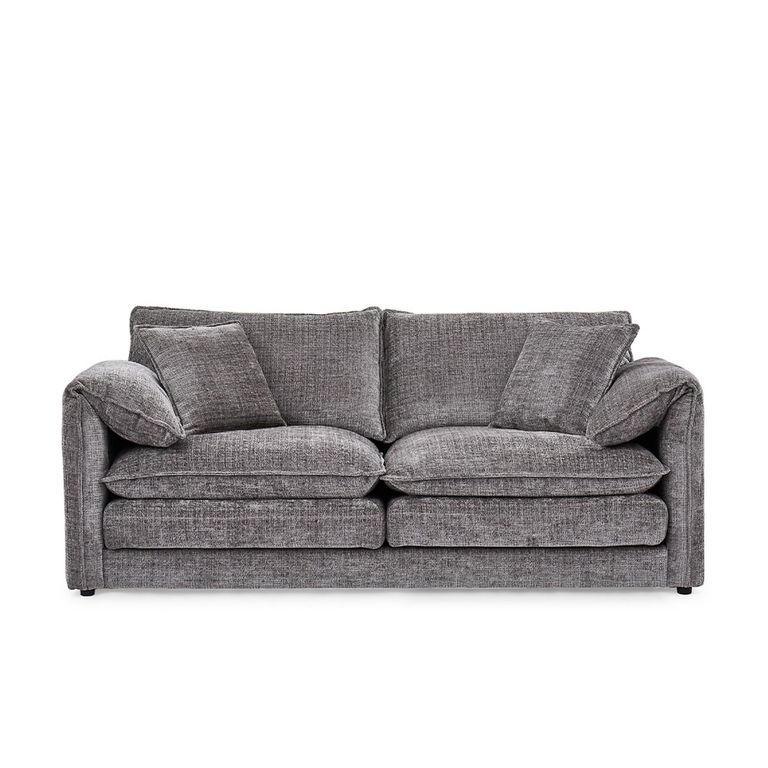Solaya Sofa - Grey Fabric - 3 Seater