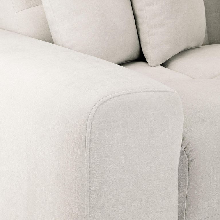 Jacob Corner Sofa - Natural Fabric - LHF