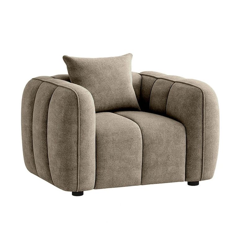 Venice Armchair - Mocha Fabric