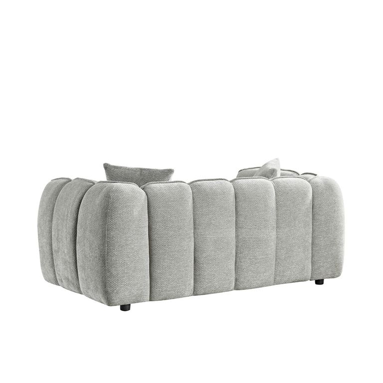 Venice Sofa - Grey Fabric - 2 Seater