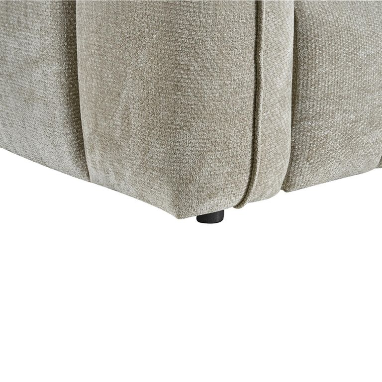 Venice Sofa Set - Beige Fabric - 3+2 Seater