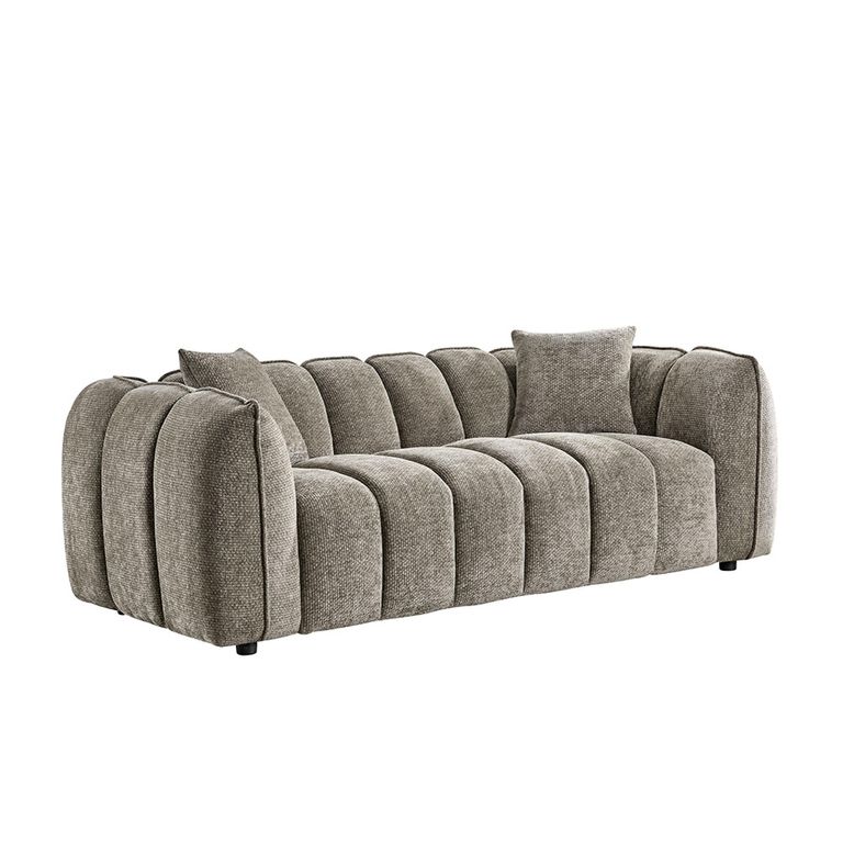 Venice Sofa Set - Mocha Fabric - 3+2+1 Seater