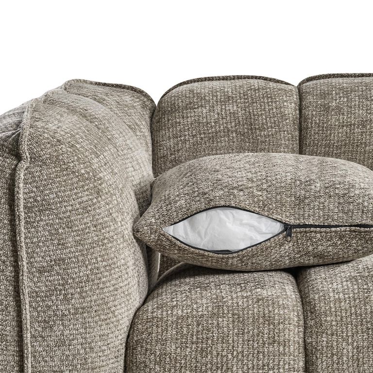 Venice Sofa Set - Mocha Fabric - 3+2 Seater