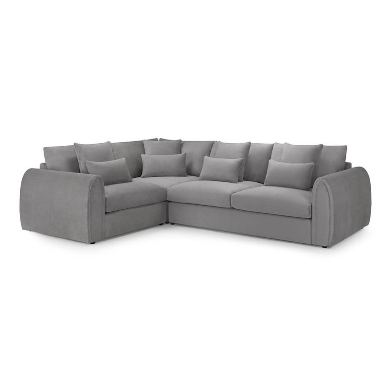 Mirabel Corner Sofa - Grey Fabric - LHF