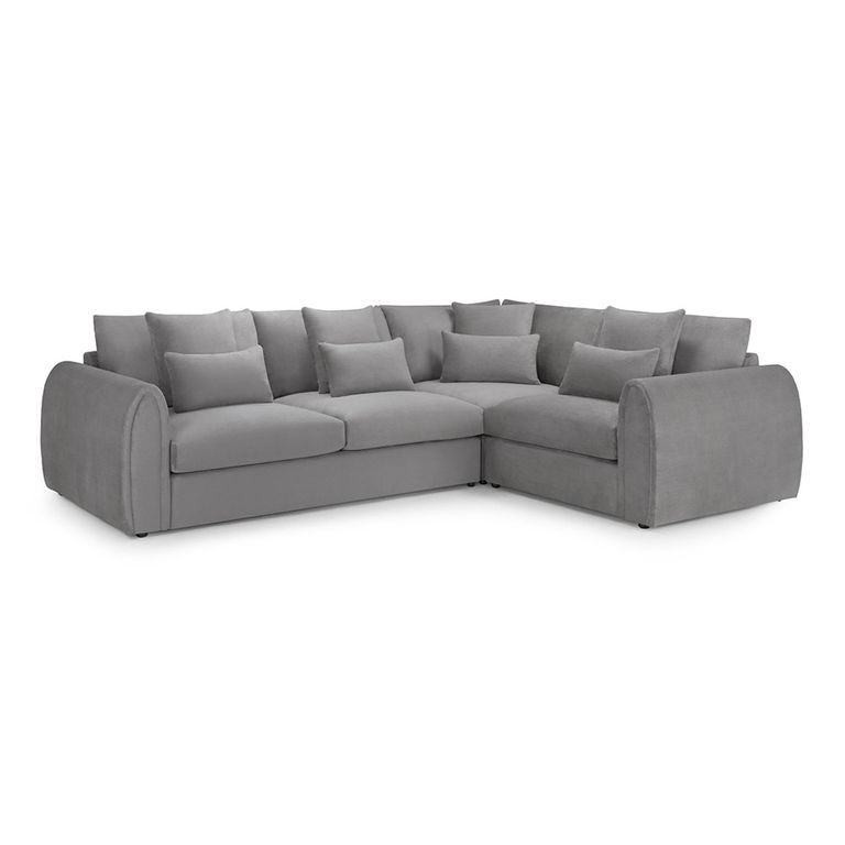 Mirabel Corner Sofa - Grey Fabric - RHF