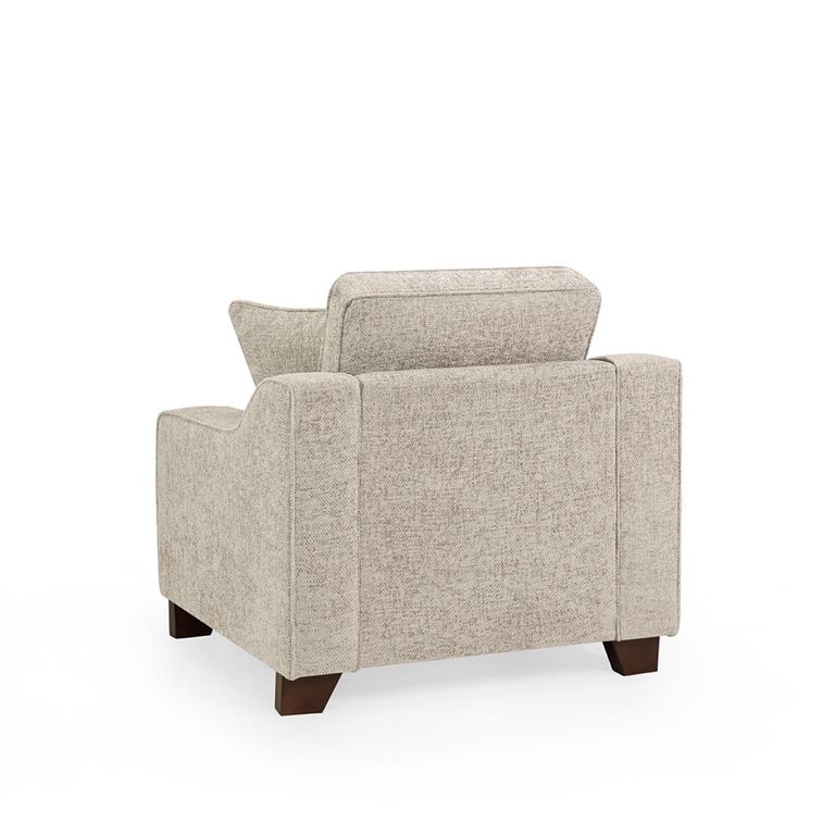 Nebraska Sofa Set - Beige Fabric - 3+1+1 Seater