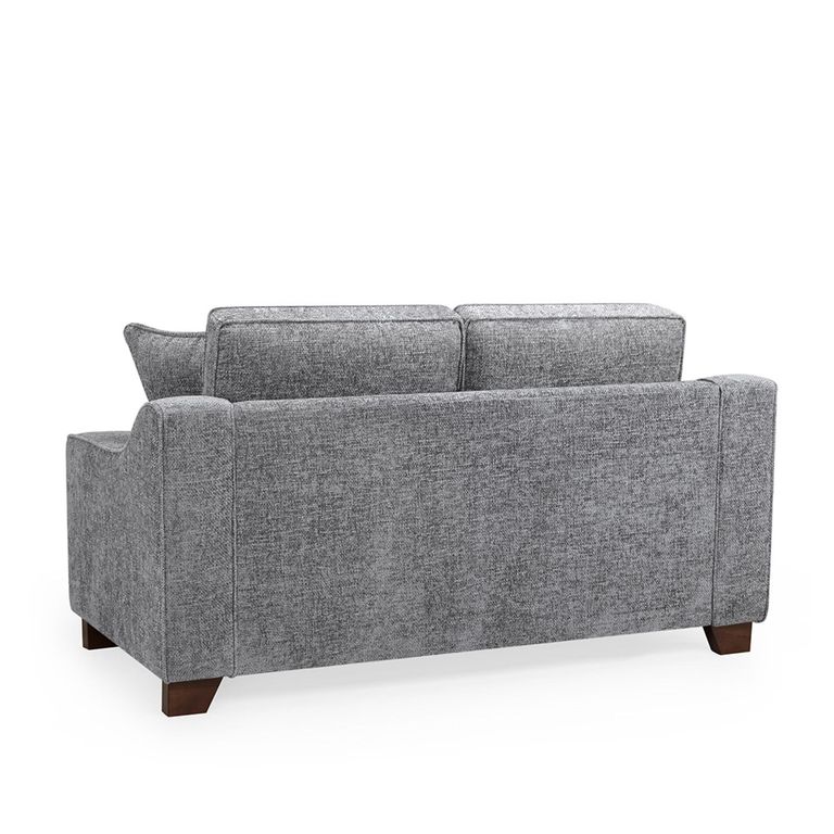 Nebraska Sofa Set - Slate Grey Fabric - 3+2+1 Seater