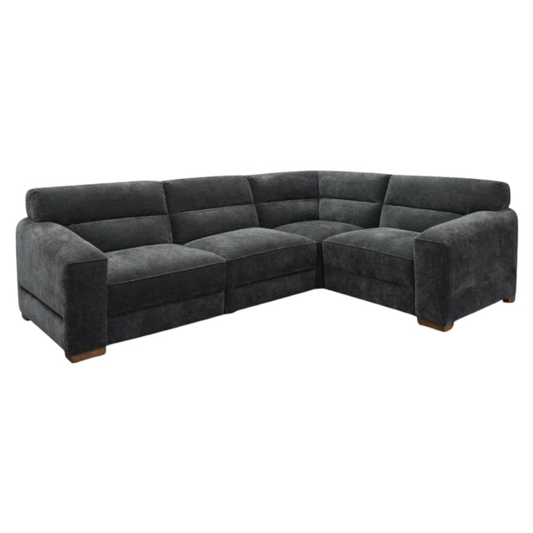 Chicago Universal Corner Sofa - Charcoal Fabric