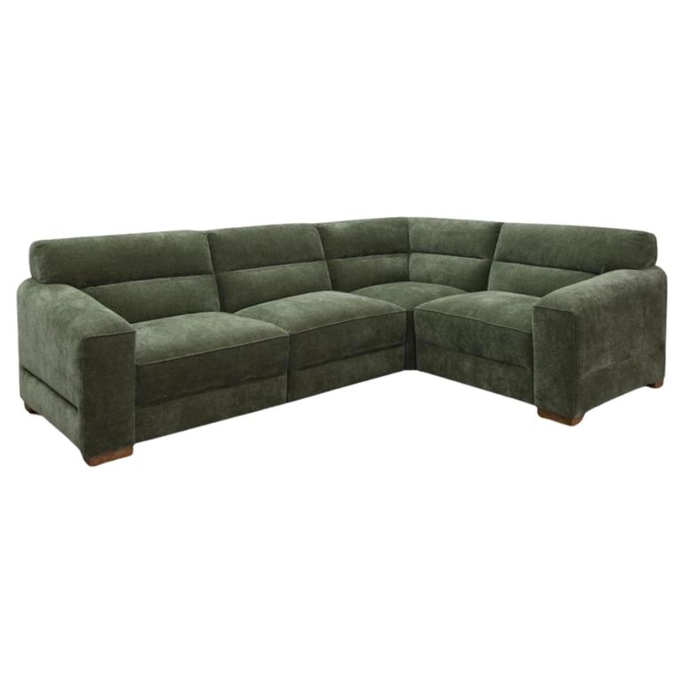 Chicago Universal Corner Sofa - Green Fabric