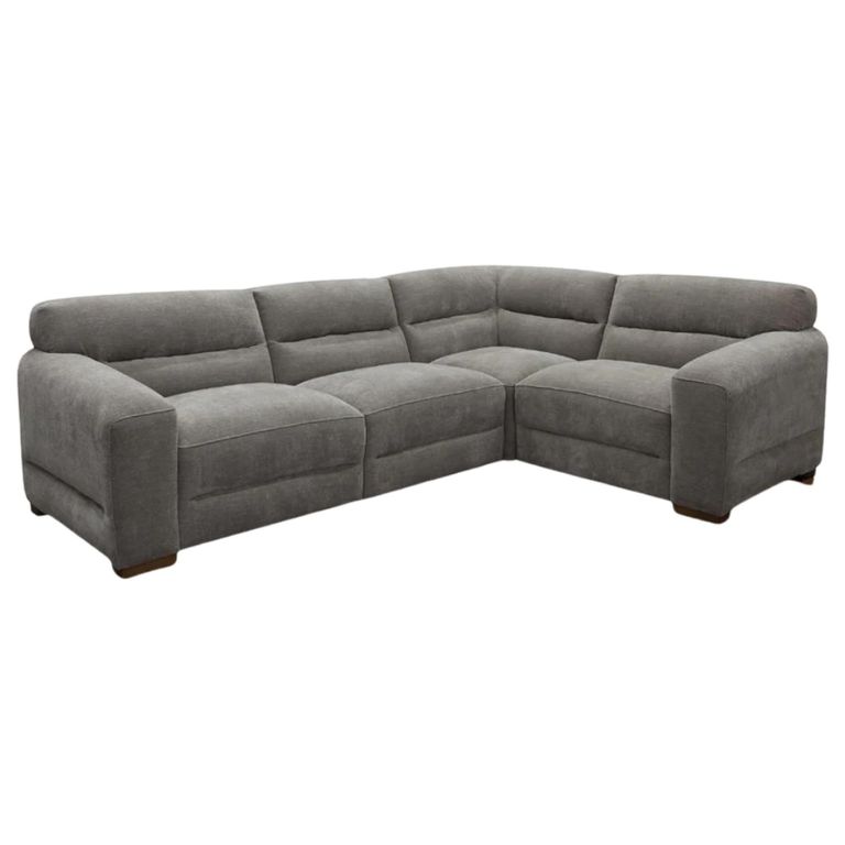 Chicago Universal Corner Sofa - Grey Fabric